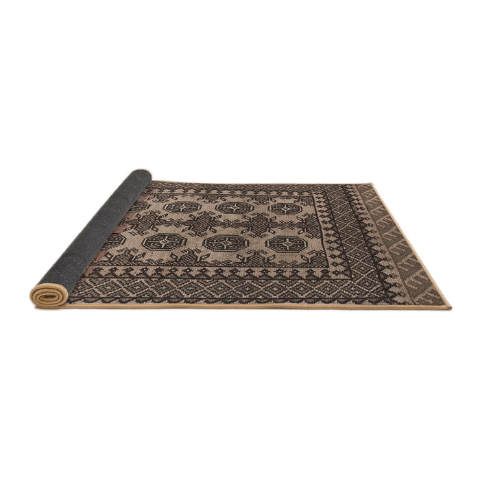 Sideview of Traditional Bakers Brown Southwestern Rug, tr1296
