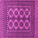 Square Southwestern Pink Country Rug, tr1296pnk