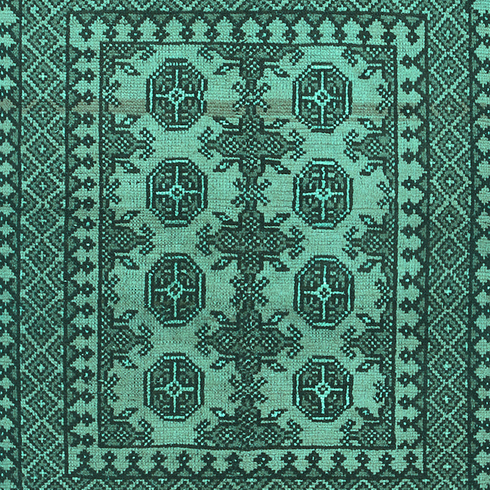 Southwestern Turquoise Country Rug, tr1296turq