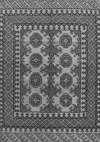 Southwestern Gray Country Rug, tr1296gry