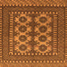 Serging Thickness of Southwestern Orange Country Rug, tr1296org