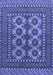 Southwestern Blue Country Rug, tr1296blu