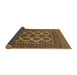 Sideview of Southwestern Brown Country Rug, tr1296brn