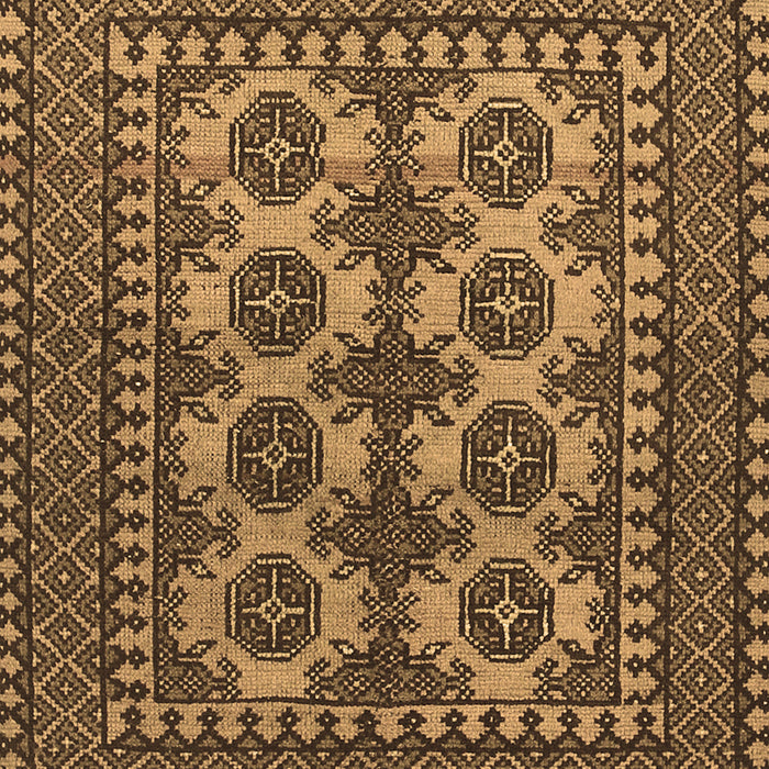Machine Washable Southwestern Brown Country Rug, wshtr1296brn