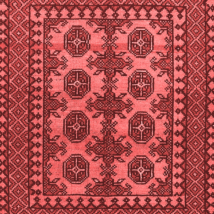 Machine Washable Southwestern Red Country Rug, wshtr1296red