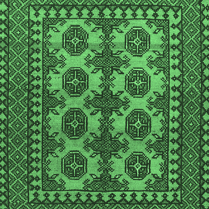 Southwestern Emerald Green Country Rug, tr1296emgrn