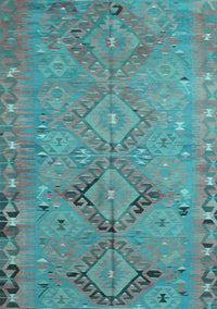 Persian Light Blue Traditional Rug, tr1297lblu