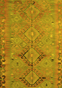 Persian Yellow Traditional Rug, tr1297yw