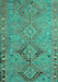 Persian Turquoise Traditional Rug, tr1297turq