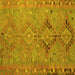 Square Persian Yellow Traditional Rug, tr1297yw