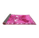 Sideview of Persian Pink Traditional Rug, tr1298pnk