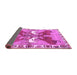 Sideview of Persian Purple Traditional Rug, tr1298pur