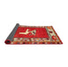 Sideview of Traditional Red Persian Rug, tr1299