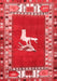 Persian Red Traditional Area Rugs