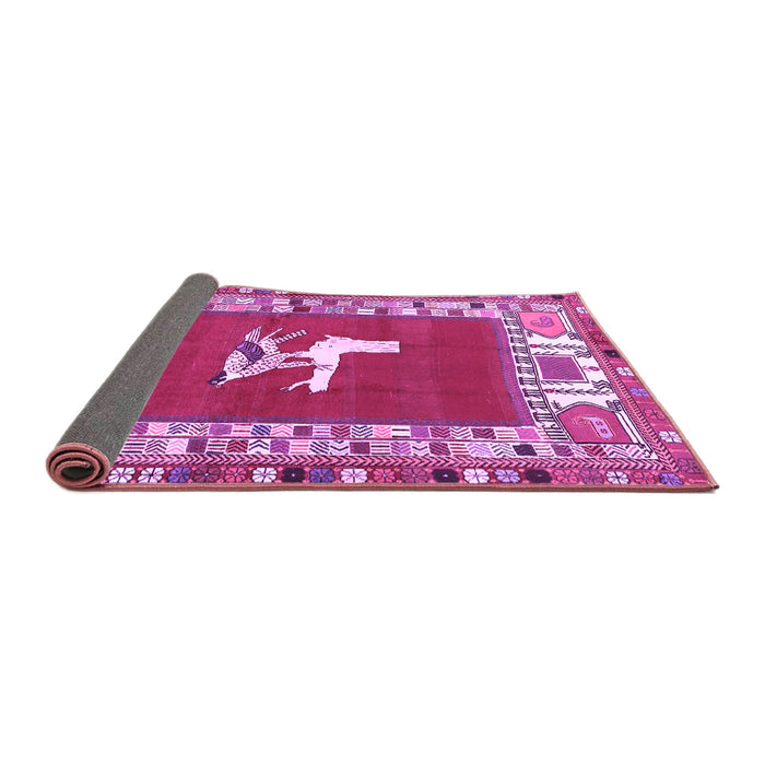 Sideview of Persian Purple Traditional Rug, tr1299pur