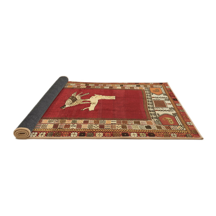 Sideview of Persian Brown Traditional Rug, tr1299brn