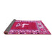 Sideview of Persian Pink Traditional Rug, tr1299pnk