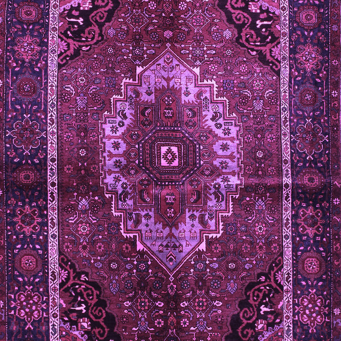 Medallion Purple Traditional Rug, tr129pur