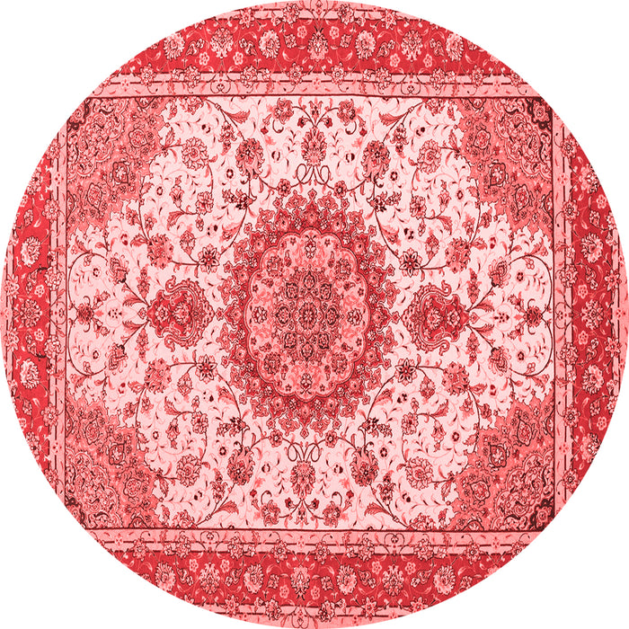 Medallion Red Traditional Rug, tr12red