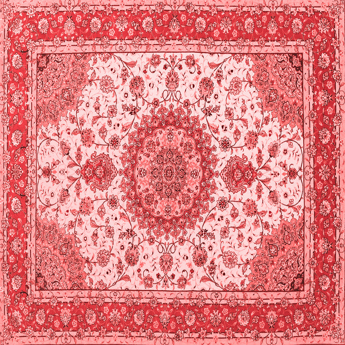 Medallion Red Traditional Rug, tr12red