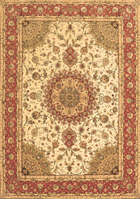 Medallion Brown Traditional Rug, tr12brn