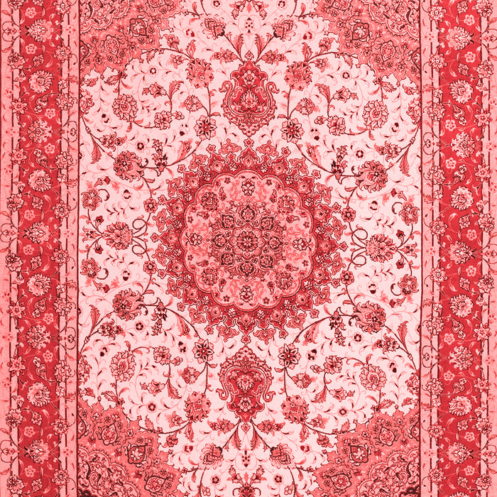 Medallion Red Traditional Area Rugs