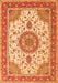 Medallion Orange Traditional Rug, tr12org