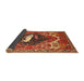 Sideview of Traditional Red Persian Rug, tr1300