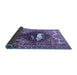 Sideview of Persian Blue Traditional Rug, tr1300blu