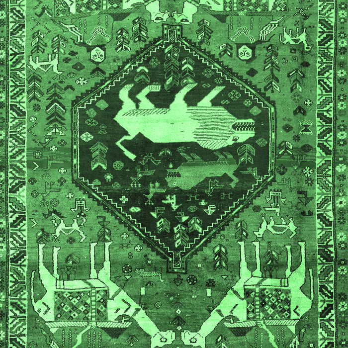 Persian Emerald Green Traditional Rug, tr1300emgrn