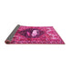 Sideview of Persian Pink Traditional Rug, tr1300pnk