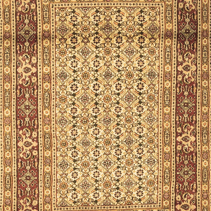 Machine Washable Persian Brown Traditional Rug, wshtr1301brn