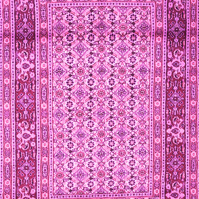 Machine Washable Persian Pink Traditional Rug, wshtr1301pnk