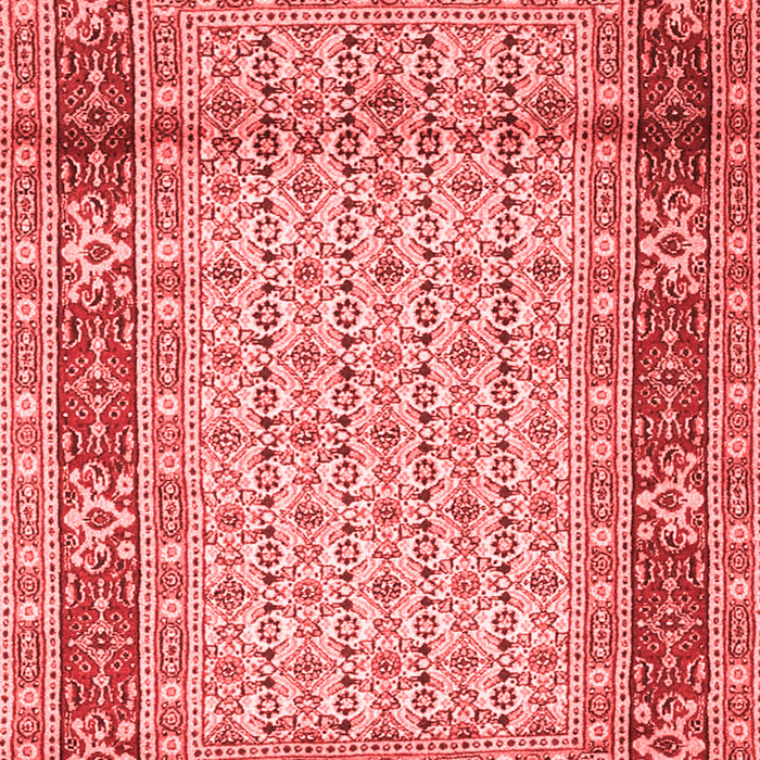 Machine Washable Persian Red Traditional Rug, wshtr1301red