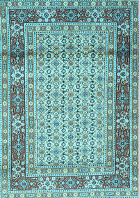 Persian Light Blue Traditional Rug, tr1301lblu