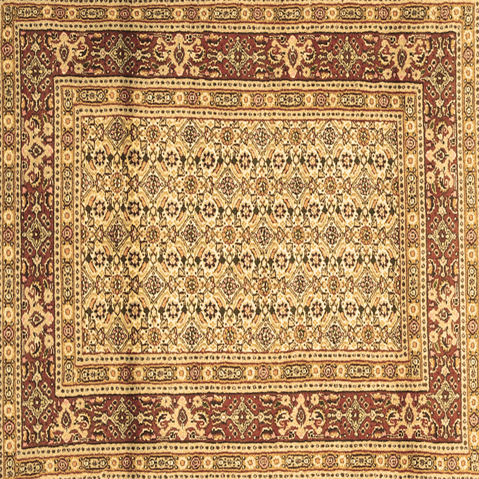 Square Machine Washable Persian Brown Traditional Rug, wshtr1301brn