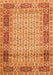 Persian Orange Traditional Rug, tr1301org