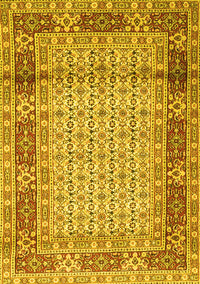 Persian Yellow Traditional Rug, tr1301yw