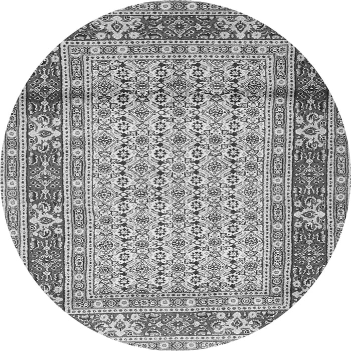 Square Persian Gray Traditional Rug, tr1301gry
