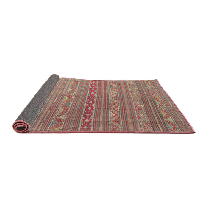 Sideview of Traditional Cherry Red Persian Rug, tr1302