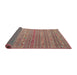 Sideview of Traditional Cherry Red Persian Rug, tr1302