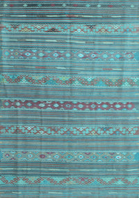 Persian Light Blue Traditional Rug, tr1302lblu