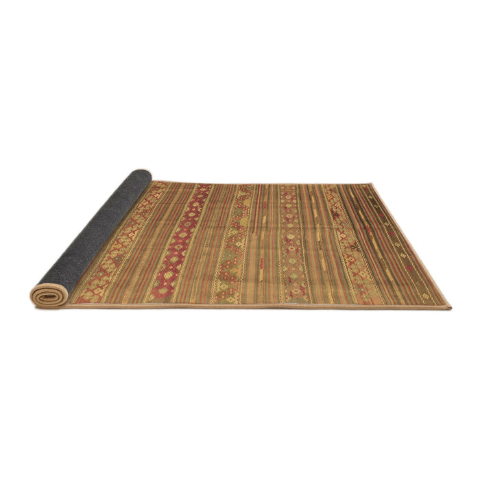 Sideview of Persian Brown Traditional Rug, tr1302brn