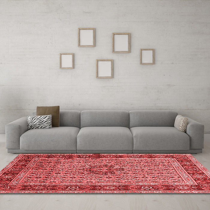 Traditional Red Washable Rugs