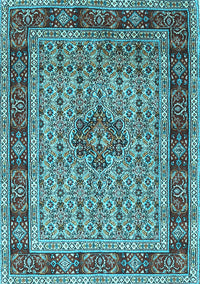 Persian Light Blue Traditional Rug, tr1303lblu