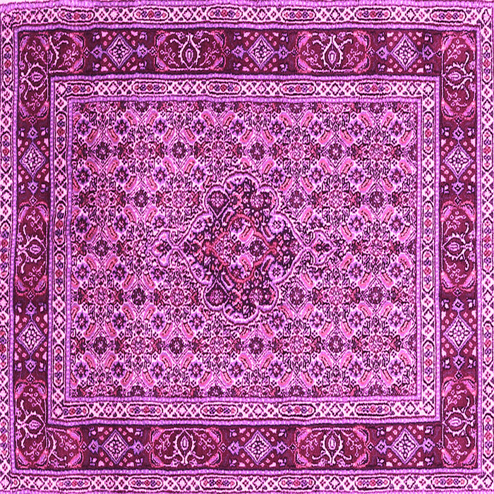 Square Machine Washable Persian Pink Traditional Rug, wshtr1303pnk