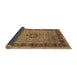 Sideview of Persian Brown Traditional Rug, tr1303brn