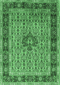 Persian Emerald Green Traditional Rug, tr1303emgrn