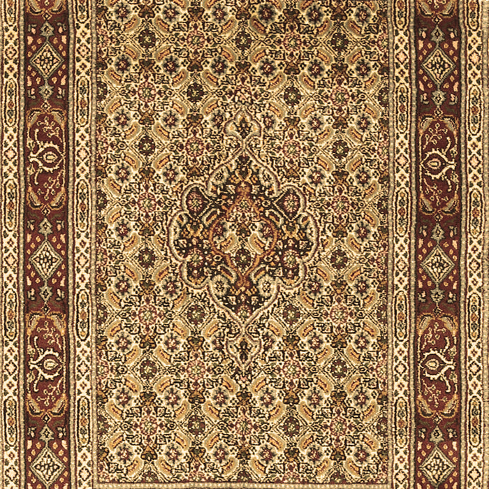 Machine Washable Persian Brown Traditional Rug, wshtr1303brn