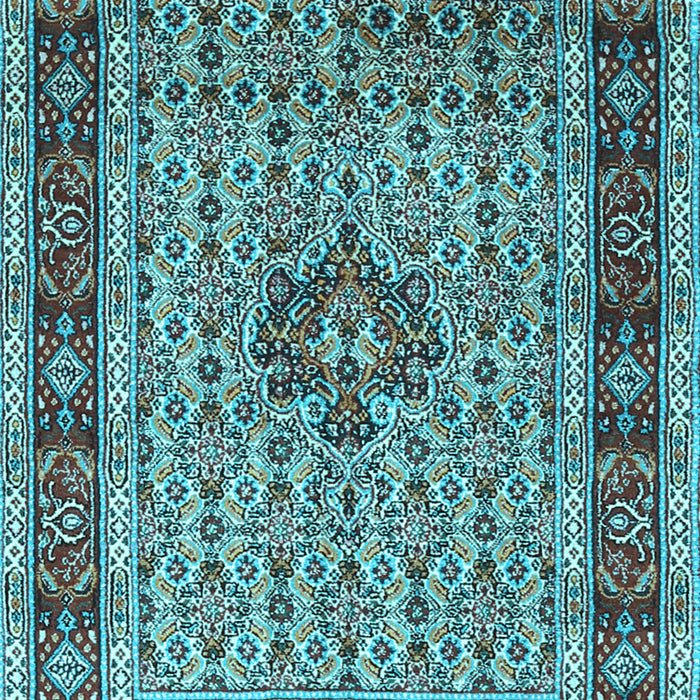 Machine Washable Persian Light Blue Traditional Rug, wshtr1303lblu